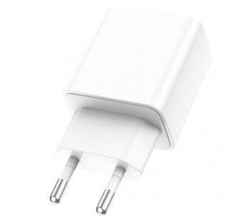 СЗУ USB/Type-C Borofone BA67A (20W, QC3.0, PD) Белый#1840773