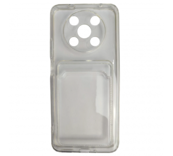 Чехол силиконовый Huawei Nova Y90 More choice с визитницей прозрачный#2134208