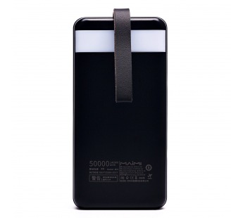 Портативный аккумулятор 50000mAh 3гн.USB, Type-C 5V, 2.1А, чёрный "Maimi" Mi9#1842981