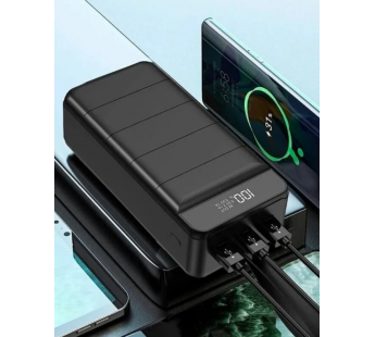 Портативный аккумулятор 50000mAh 3гн.USB, Type-C 5V, 2.1А, чёрный "Maimi" Mi9#1842985