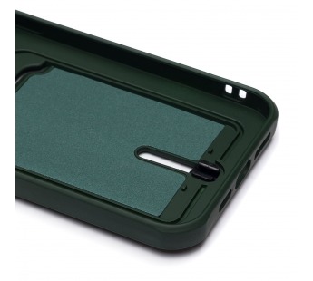 Чехол-накладка - SC304 с картхолдером для "Apple iPhone 14 Plus" (dark green) (214575)#1857466