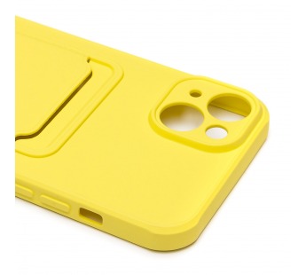 Чехол-накладка - SC304 с картхолдером для "Apple iPhone 14 Plus" (yellow) (214576)#1857454