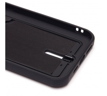 Чехол-накладка - SC304 с картхолдером для "Apple iPhone 14 Pro Max" (black) (214565)#2099179