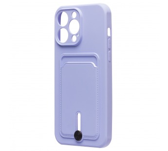 Чехол-накладка - SC304 с картхолдером для "Apple iPhone 14 Pro Max" (light violet) (214577)#1857468