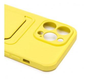 Чехол-накладка - SC304 с картхолдером для "Apple iPhone 14 Pro Max" (yellow) (214581)#1857476