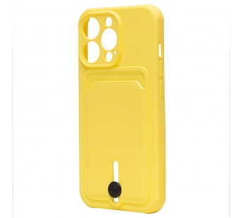 Чехол-накладка - SC304 с картхолдером для "Apple iPhone 14 Pro Max" (yellow) (214581)#1841839