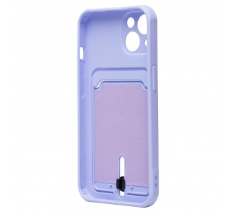 Чехол-накладка - SC304 с картхолдером для "Apple iPhone 14" (light violet) (214567)#2099183