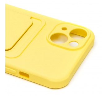 Чехол-накладка - SC304 с картхолдером для "Apple iPhone 14" (yellow) (214571)#1857445