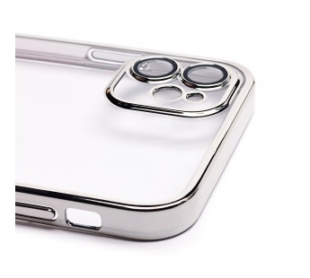 Чехол-накладка - PC073 с закрытой камерой для "Apple iPhone 11" (silver) (213778)#1845940