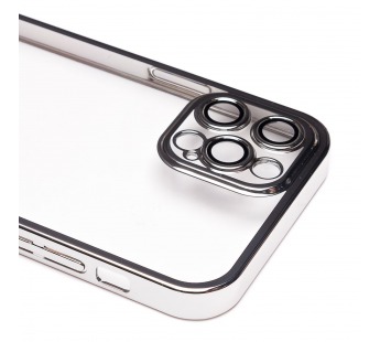 Чехол-накладка - PC073 с закрытой камерой для "Apple iPhone 12 Pro Max" (silver) (213786)#2094385