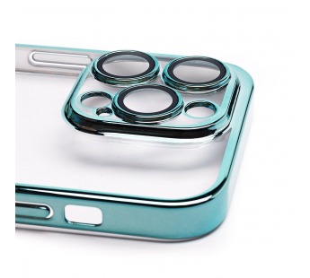 Чехол-накладка - PC073 с закрытой камерой для "Apple iPhone 14 Pro" (green) (213848)#2094436