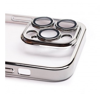 Чехол-накладка - PC073 с закрытой камерой для "Apple iPhone 14 Pro" (silver) (213850)#2094215