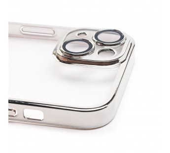 Чехол-накладка - PC073 с закрытой камерой для "Apple iPhone 14" (silver) (213858)#2094162