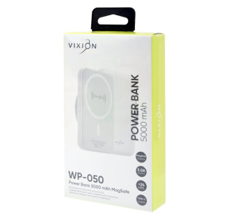 Беспроводное портативное зарядное устройство (Power Bank) VIXION WP-050 5000mAh Magsafe 5W (белый)#1899676