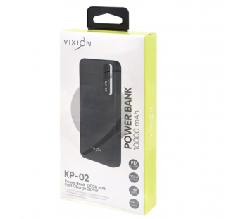 Портативное зарядное устройство (Power Bank) VIXION KP-02 10000mAh QC 3.0 + PD (черный)#1899674
