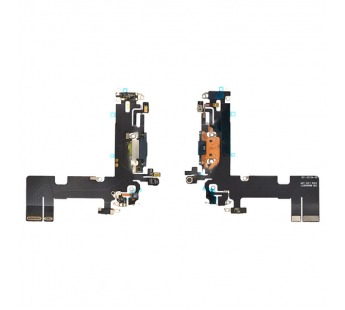 Шлейф для iPhone 13 + разъем зарядки + микрофон (черный) (100% components)#1942984