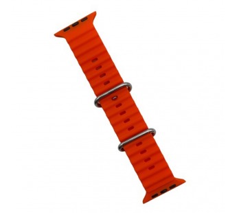 Ремешок для Apple Watch 38/40/41mm Ocean Band (120/80mm) №12 Оранжевый#1856259