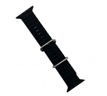 Ремешок для Apple Watch 38/40/41mm Ocean Band (120/80mm) №14 Черный#1856257
