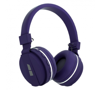 Полноразмерные беспроводные наушники More choice HW15 (6 ч/200 mAh/Bluetooth/TF/AUX) фиолетовые#2121016