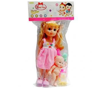 Кукла с пупсиком LD3402D-16T аксесс. в пакете, шт#1845420
