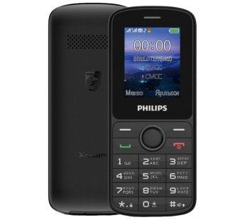 Мобильный телефон Philips E2101 Black (1,77"/1000mAh)#1846144