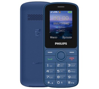 Мобильный телефон Philips E2101 Blue (1,77"/1000mAh)#1846149