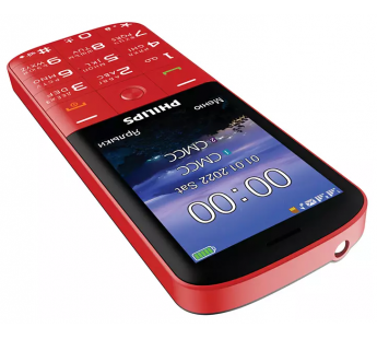Мобильный телефон Philips E227 Red (2,8"/0,3МП/1700mAh)#1846167