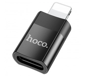 Адаптер Hoco UA17 Lightning - Type-C (black) (213919)#1871858