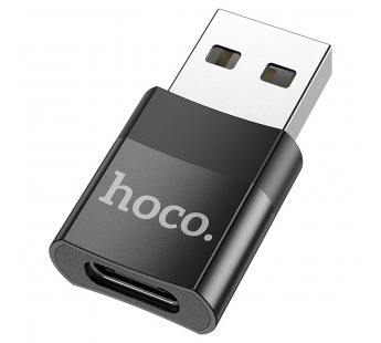 Адаптер Hoco UA17 USB2.0/Type-C (black) (213920)#1877694