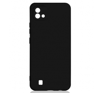 Чехол силиконовый Realme C11 Silicone Cover черный#1846833