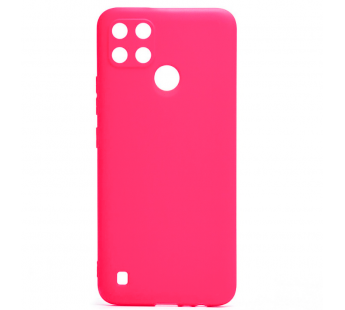 Чехол силиконовый Realme C21Y Silicone Cover фуксия#1846822