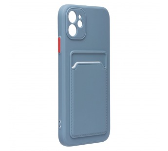 Чехол-накладка - SC315 с картхолдером для "Apple iPhone 11" (grey) (215825)#1851103