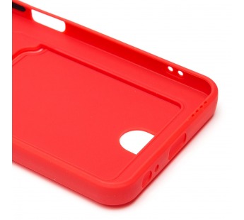Чехол-накладка - SC315 с картхолдером для "infinix HOT 20 4G" (red) (215811)#2097131