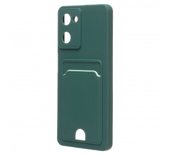 Чехол-накладка - SC315 с картхолдером для "OPPO realme 10 4G" (dark green) (215839)#1851042