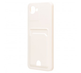 Чехол-накладка - SC315 с картхолдером для "OPPO realme C30" (white) (215846)#1851065
