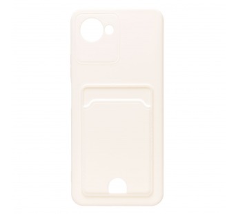 Чехол-накладка - SC315 с картхолдером для "OPPO realme C30" (white) (215846)#1851064
