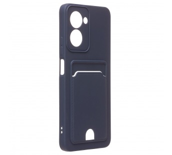 Чехол-накладка - SC315 с картхолдером для "OPPO realme C33" (dark blue) (215854)#1850981