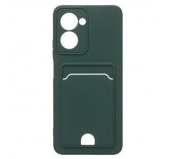 Чехол-накладка - SC315 с картхолдером для "OPPO realme C33" (dark green) (215853)#1850982