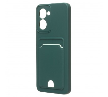 Чехол-накладка - SC315 с картхолдером для "OPPO realme C33" (dark green) (215853)#1850983