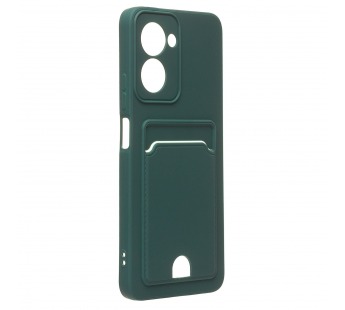 Чехол-накладка - SC315 с картхолдером для "OPPO realme C33" (dark green) (215853)#1850984