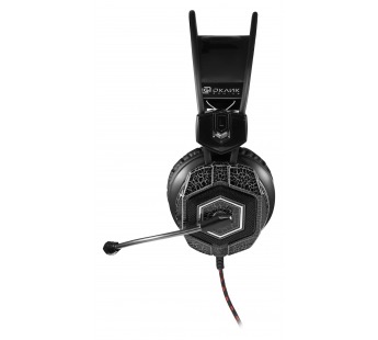 Наушники с микрофоном Оклик HS-L500G TOXIC черный 2.2м мониторные [28.02], шт#1847671