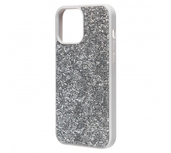 Чехол-накладка - PC071 POSH SHINE для "Apple iPhone 13 Pro Max" россыпь кристаллов (silver) (212744)#1866711
