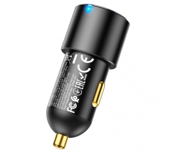 АЗУ Hoco NZ6 PD45W, быстрая зарядка (PD25W+QC3.0+PD20W), USB-C+USB+USB-C, цвет черный#1848097