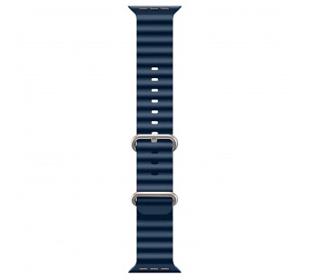 Ремешок - ApW26 Ocean Band для "Apple Watch 42/44/45/49 mm" силикон (dark blue) (214252)#1849458