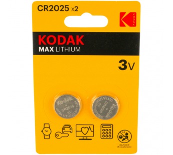 Элемент питания KODAK CR2025-2BL (30/240/43200)#1849977