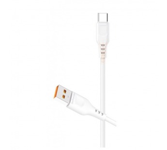 USB кабель шт.USB (A) - шт.Type-C 2м, 2,1A, белый GP01T-2M "GoPower"#2055641