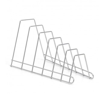 Подставка для крышек настольная 16x18x34 см (хром), шт#2098112