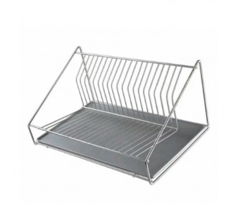 Сушилка для посуды настольная 39x24.5x18,5 см (хром), шт#2098116