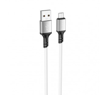 Кабель USB - Micro usb Borofone BX83 (2.4A/1m) белый#1865978