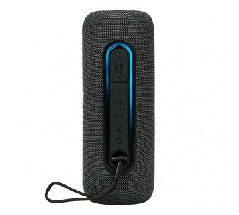 Портативная акустика Dialog Progressive AP-11 BLACK - акустическая колонка-труба, 1.0, 12W RMS, Bluetooth, FM+USB reader, LED#1852424